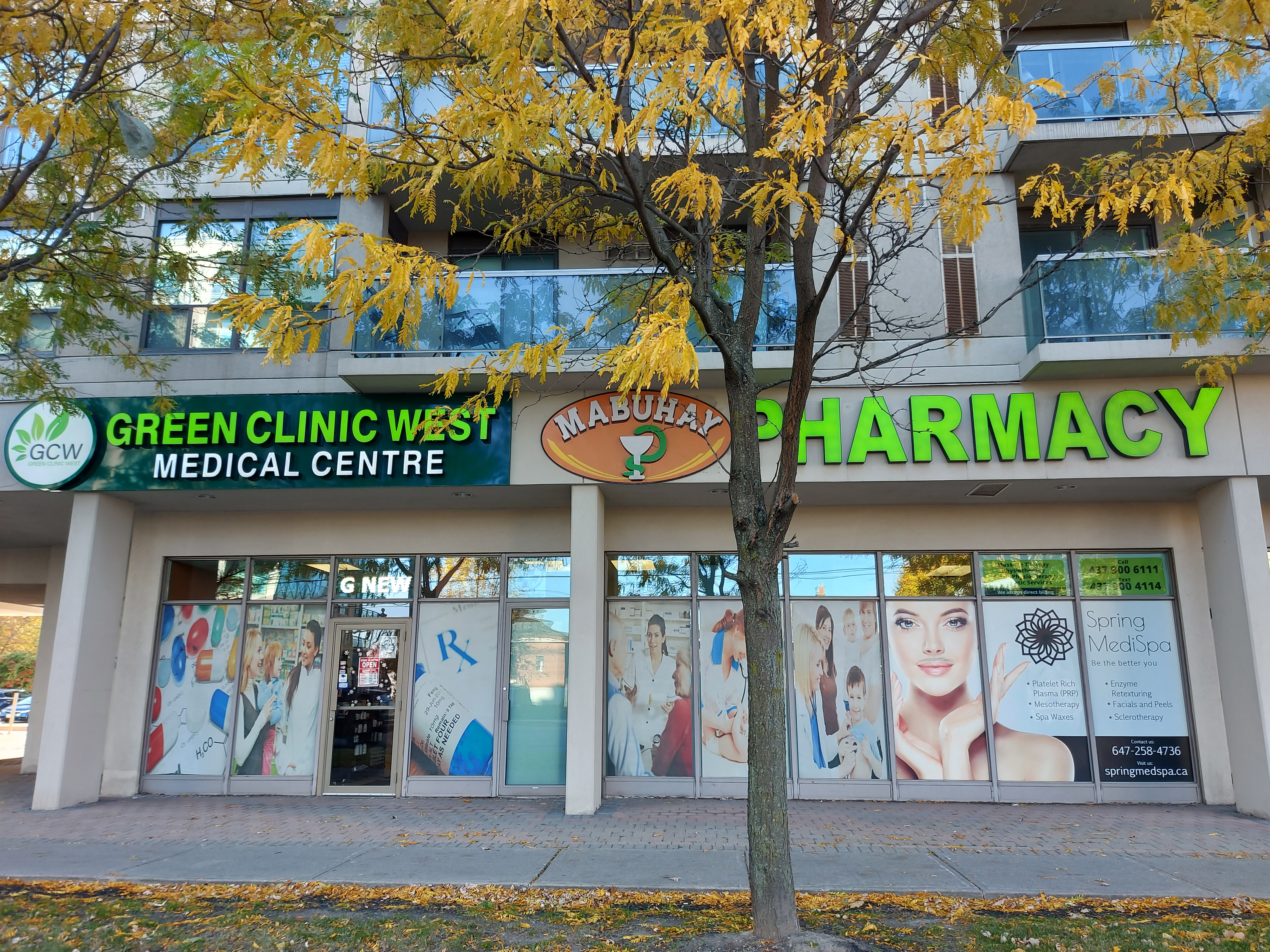 Front of clinic